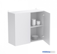 Шкаф навесной Артём-Мебель Мэри 800мм СН-114.205 (белый) - фото2