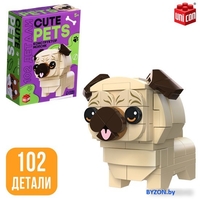 Конструктор Unicon Cute pets. Мопсик 9278946 - фото