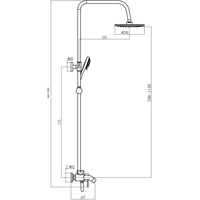 Душевая система Fmark FM2407 - фото2