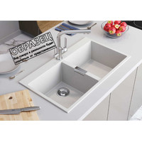 Кухонная мойка Tolero TL-862 (уголь) - фото2