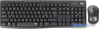 Офисный набор Logitech MK295 Silent Wireless Combo 920-009813 (графитовый) - фото