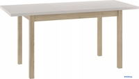 Кухонный стол Signal Adam 90-125/65 (кашемир/дуб кремона) - фото