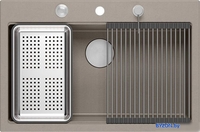 Кухонная мойка Quadron HQM7650U4_BS - фото2