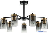 Люстра средней высоты Escada 2118/7P (Black/Brass) - фото2