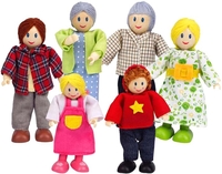 Кукла Hape Счастливая европейская семья E3500-HP - фото