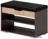 Банкетка МК Стиль ЭВА БК-002 ЛДСП (венге/дуб крафт золотой) - фото