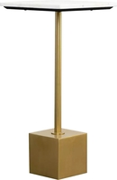 Приставной столик Bergenson Bjorn Svein BB0000274 (мрамор/золото) - фото