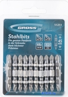 Набор бит GROSS 11211 (10 предметов) - фото