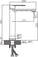 Смеситель Lauter Moon 21СK81691C - фото2