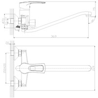 Смеситель Rossinka Silvermix T40-34 - фото2