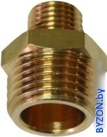 Фитинг FORSAGE Соединитель с нар резьбой 3/8"x1/4" F-MM06/04 - фото