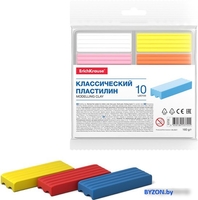 Пластилин Erich Krause Basic 53755 (10 цв) - фото