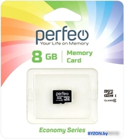 Карта памяти Perfeo microSDHC PF8GMCSH10ES 8GB - фото