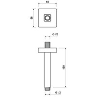 Держатель верхнего душа Aquatek AQ2172CR - фото2