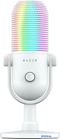 Проводной микрофон Razer Seiren V3 Chroma Mercury White - фото