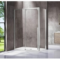 Душевой уголок Vincea Lugano VSR-1L9014CL-1 (хром/прозрачное) - фото