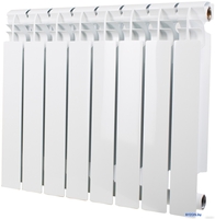 Биметаллический радиатор Oasis Eco 500/80 (биметалл, 4 секции) - фото