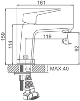 Смеситель Ledeme 1081B - фото2, картинка2 Смеситель Ledeme 1081B - фото2