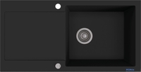 Кухонная мойка Kernau KGS H 6097 1B1D Deep Black - фото