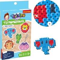 Термомозаика Bondibon Термомозаика с блестками Животные саванны ВВ5034 - фото