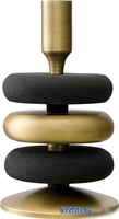 Подсвечник Bergenson Bjorn Stone BB0000194 (черный/античная латунь) - фото, картинка Подсвечник Bergenson Bjorn Stone BB0000194 (черный/античная латунь) - фото