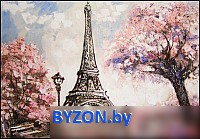 Картина Декарт Эйфелева башня 8Л0495 (в раме) - фото, картинка Картина Декарт Эйфелева башня 8Л0495 (в раме) - фото