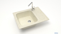 Кухонная мойка MARRBAXX 15/Q2 F015Q002 (бежевый) - фото2