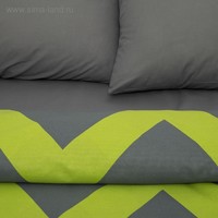 Постельное белье Этель Зеленый шеврон 2565783 - фото2