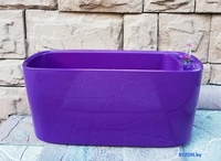 Вазон Forgarden BF01849 (фиолетовый глянцевый) - фото2, картинка2 Вазон Forgarden BF01849 (фиолетовый глянцевый) - фото2