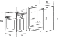Электрический духовой шкаф Zugel ZOE452X - фото2, картинка2 Электрический духовой шкаф Zugel ZOE452X - фото2