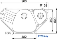 Кухонная мойка Franke Antea AZG 661-E 114.0729.775 - фото2