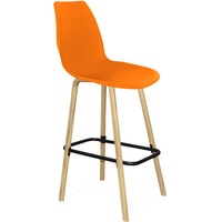 Стул Sheffilton SHT-ST29/S94 (оранжевый RAL2003/прозрачный лак/черный) - фото