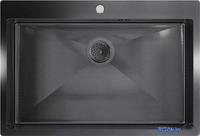 Кухонная мойка Floracio Steel F.7551.GMD - фото
