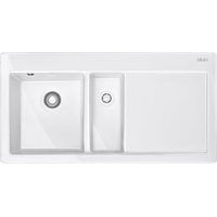 Кухонная мойка Franke Mythos MTK 651-100 (белый, чаша слева) - фото