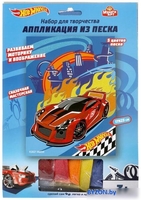 Набор для создания поделок/игрушек MultiArt Хот Вилс. Аппликация из песка 100SAND-HW1 - фото