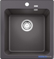 Кухонная мойка Blanco Naya 45 525223 (темная скала) - фото, картинка Кухонная мойка Blanco Naya 45 525223 (темная скала) - фото