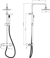 Душевая система Lauter Thermal 21SH30100-2 - фото2
