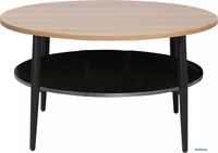 Журнальный столик Signal Ellaella A (дуб/черный) - фото2