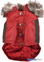 Куртка для животных Puppia Brock с капюшоном PAUD-JM1851-RD-XXL (красный) - фото2