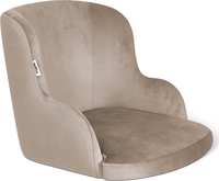 Стул Sheffilton SHT-ST39/S128 (латте/хром/белый муар) - фото2