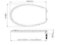 Сиденье для унитаза AV Engineering AVE129717 - фото2