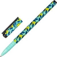 Ручка шариковая BRAUBERG Soft Touch Grip Citrus 143717 (синий) - фото