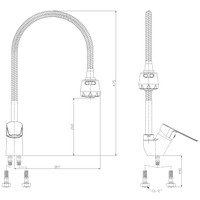 Смеситель Rossinka Silvermix S35-26 - фото2