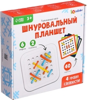 Развивающая игра Zabiaka Шнуровальный планшет 994912 - фото