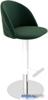 Стул Sheffilton SHT-ST35-2/S128 (лиственно-зеленый/хром/белый муар) - фото