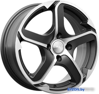 Литые диски SKAD Аллигатор 15x6" 4x100мм DIA 67.1мм ET 45мм Алмаз бархат - фото