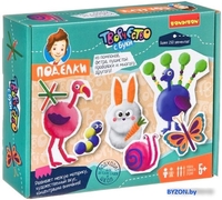 Набор для создания поделок/игрушек Bondibon Поделки из помпонов, фетра, пушистой проволоки ВВ3963 - фото