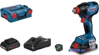 Гайковерт Bosch GDX 18V-210 C Professional 06019J0203 (с 2-мя АКБ, кейс) - фото