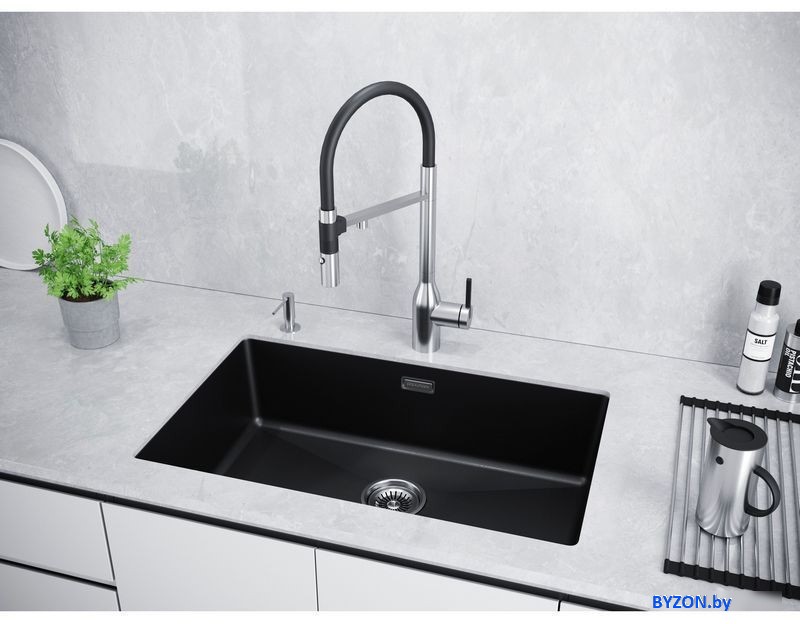 Кухонная мойка Paulmark Lumi LU74-BLM - фото2