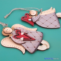 Елочная игрушка Darvish Ангел DV-C-295 (2шт) - фото2